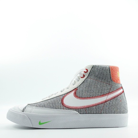 Nike Blazer Mid \'77 Mens Shoes Size 9 Grey White-Sport Red CW5838-022 main image 5